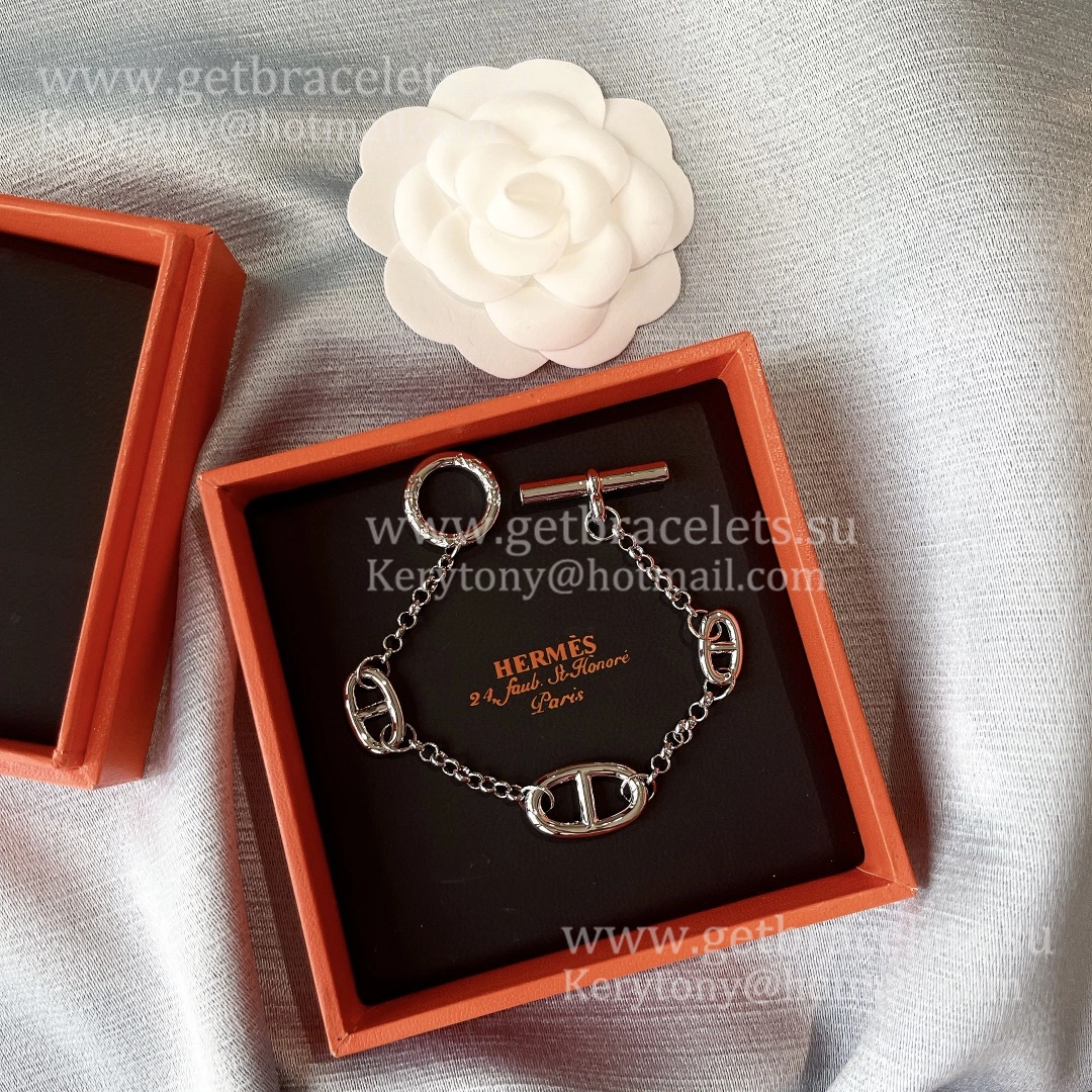 Hermes Farandole Bracelet in Sliver Gift High-End Fine Women