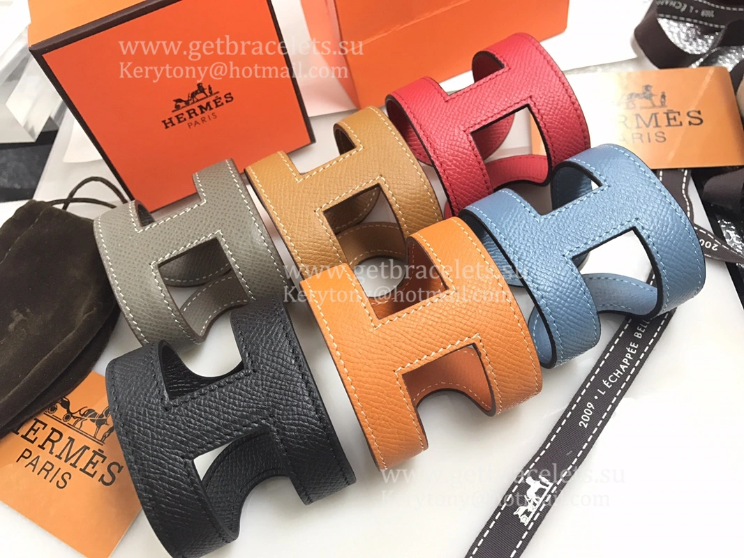 Hermes Fashion Women Leather Bracelet More Colors Lady Jewelry