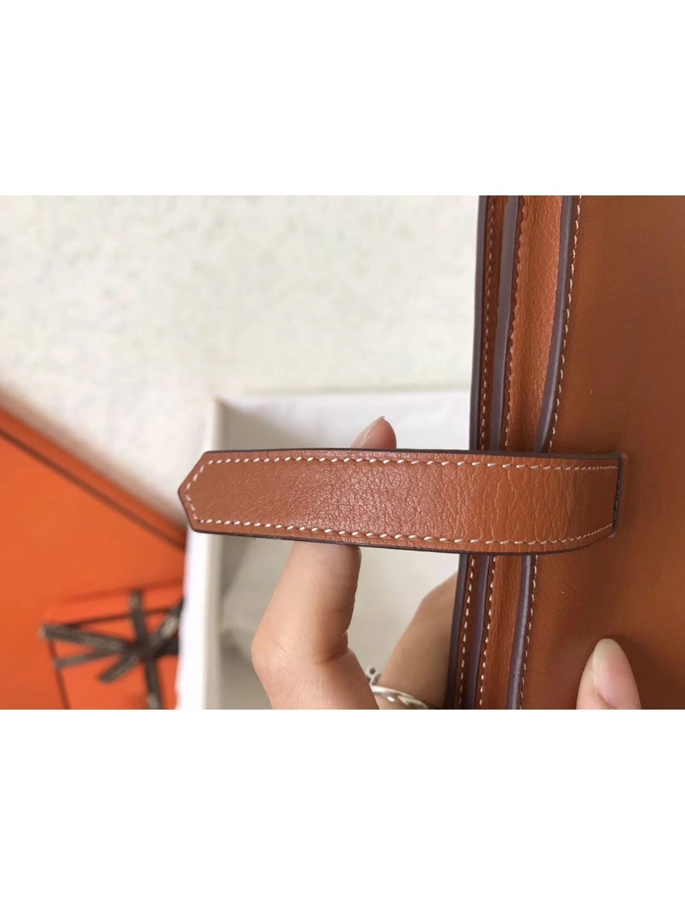 Hermes Gold Swift Bearn Gusset Wallet