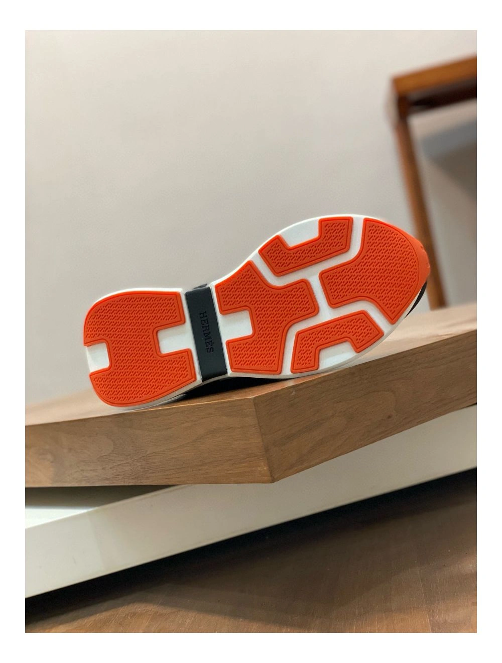 Hermes Heros Sneakers in Black Technical Knit