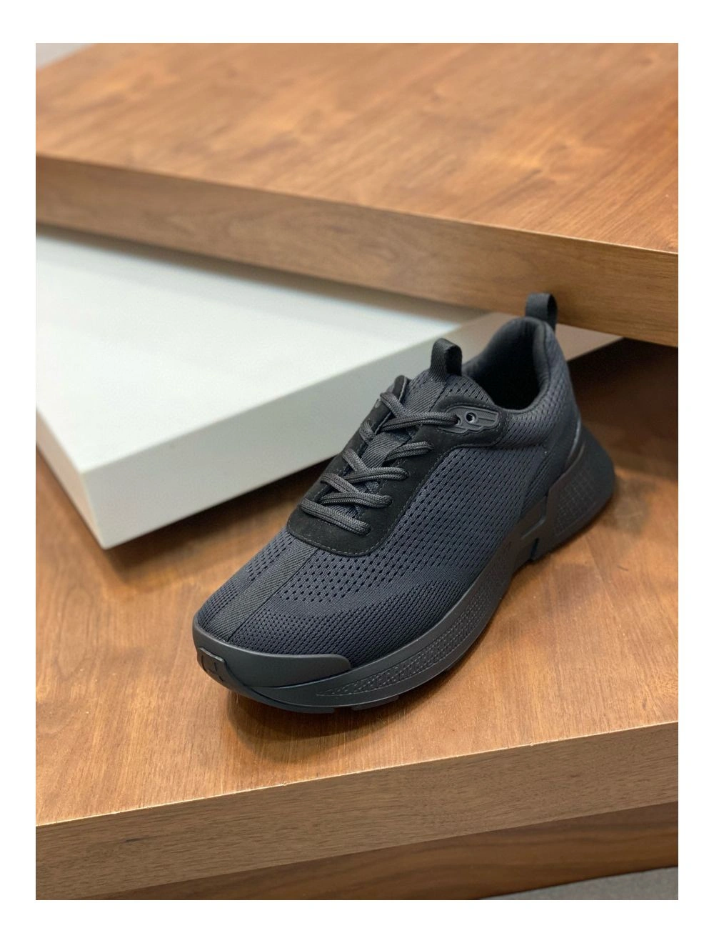 Hermes Heros Sneakers in Noir Technical Knit