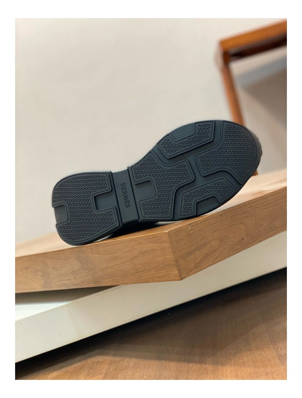 Hermes Heros Sneakers in Noir Technical Knit