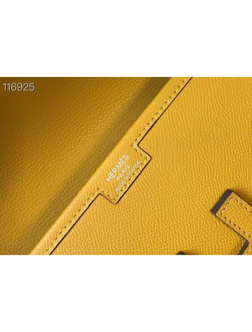 Hermes Jige Elan 29 Clutch In Yellow Epsom Leather