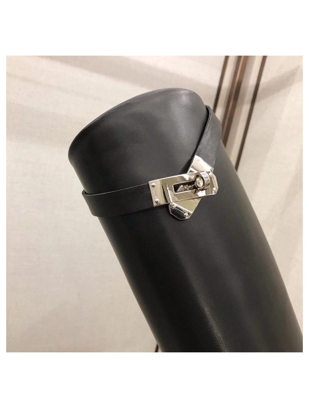 Hermes Jumping Boots In Black Calfskin