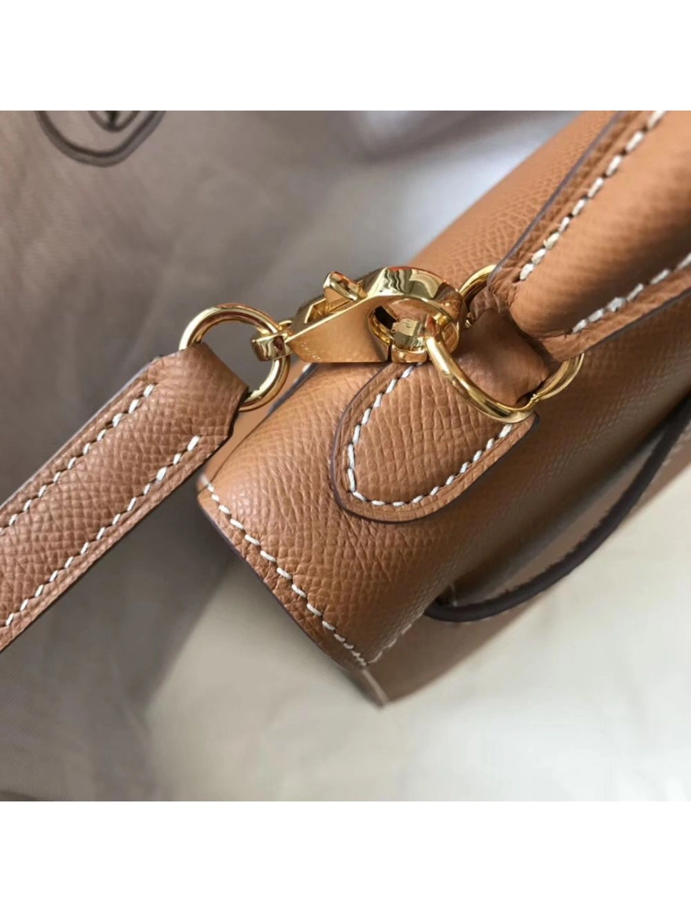 Hermes Kelly 25cm Sellier Bag In Gold Epsom Leather