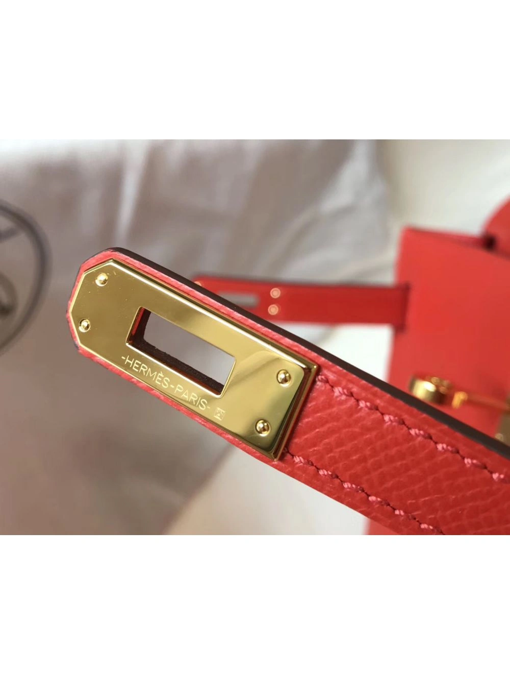 Hermes Kelly 25cm Sellier Bag In Piment Epsom Leather