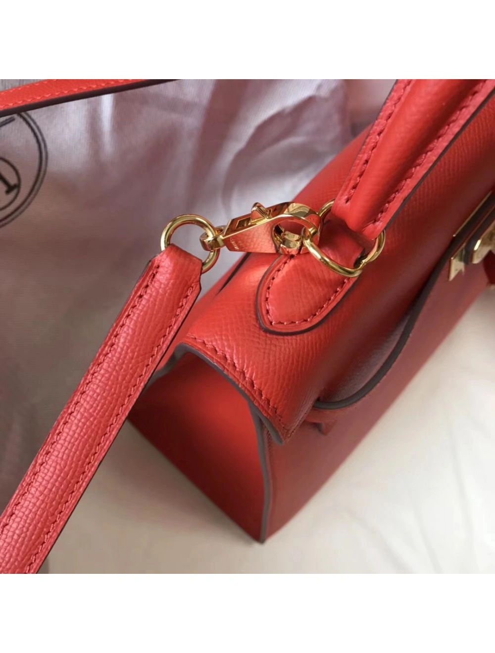 Hermes Kelly 25cm Sellier Bag In Piment Epsom Leather