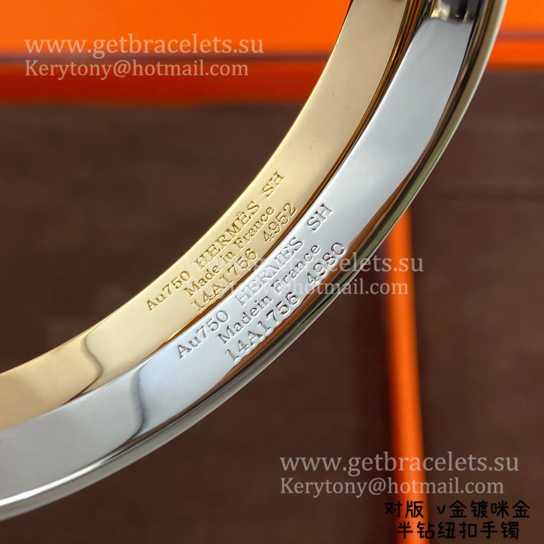 Hermes Kelly Bracelet With Diamonds Silver Yellow Gold Rose Gold Fine Jewellery England Sale