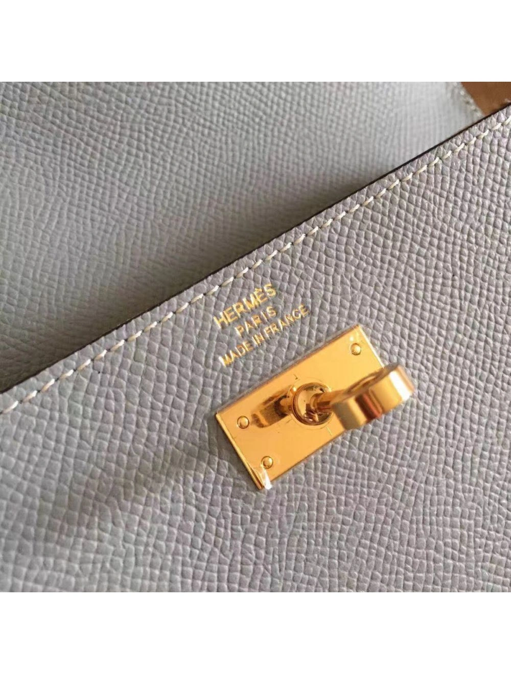 Hermes Kelly Classic Long Wallet In Ciel Epsom Leather