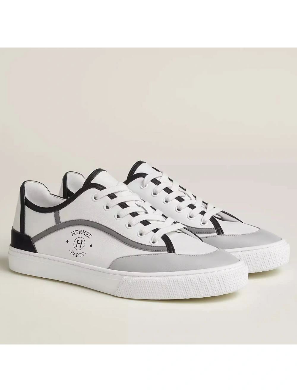 Hermes Men’s Get Sneakers in Multicolour Calfskin