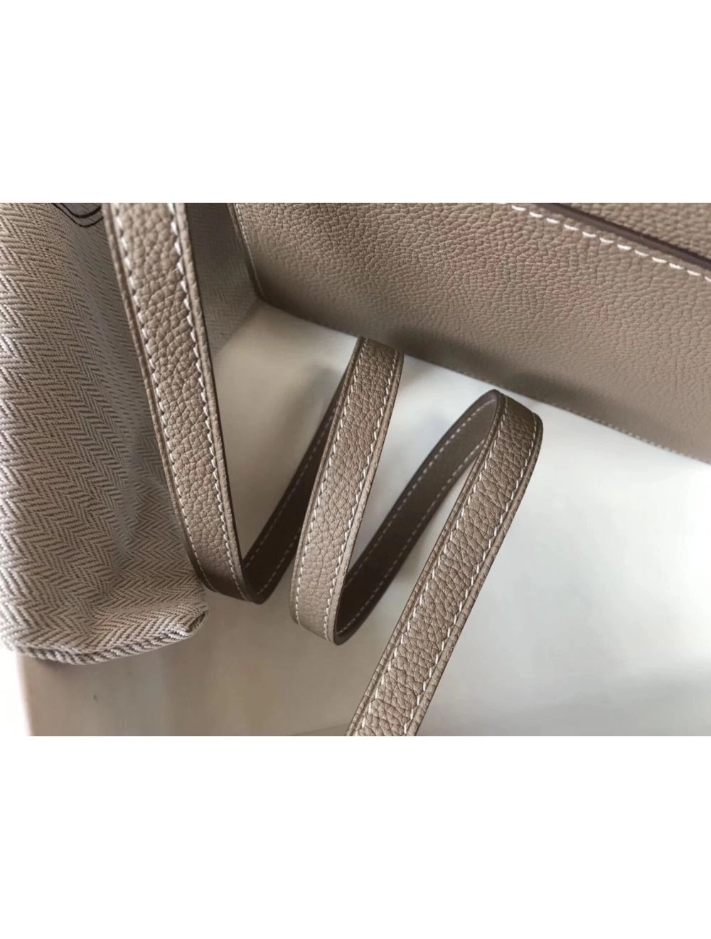 Hermes Mini Sac Roulis 18cm Bag In Grey Evercolor Calfskin