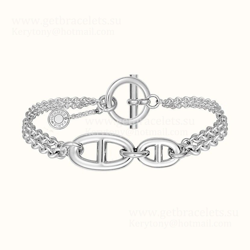 Hermes New Farandole Bracelet in Silver Jewelry Valentine Gift