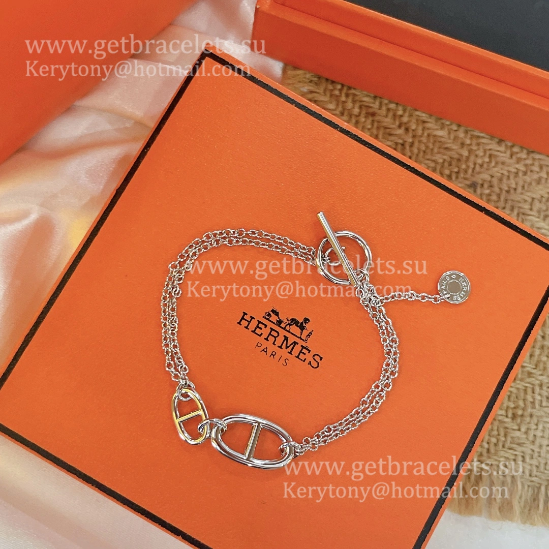 Hermes New Farandole Bracelet in Silver Jewelry Valentine Gift