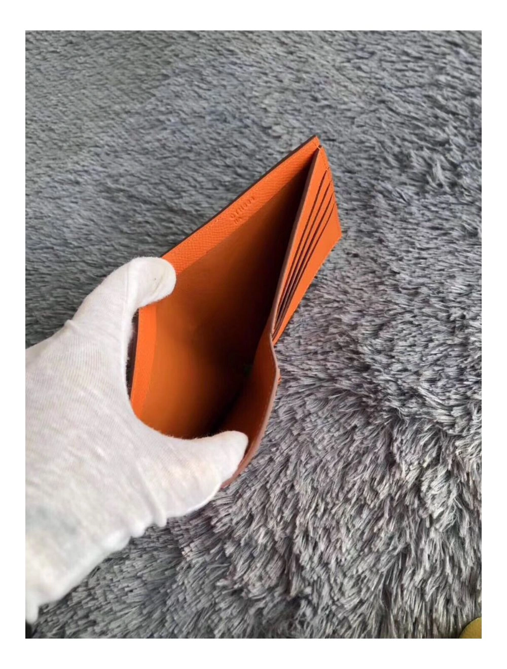 Hermes Orange MC2 Copernic Compact Wallet