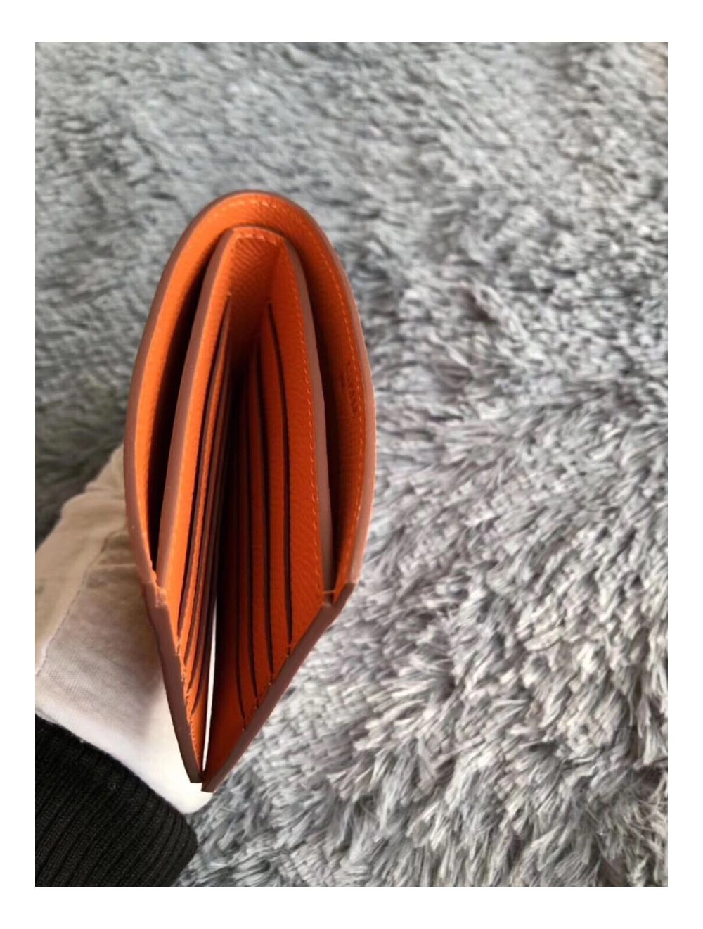 Hermes Orange MC2 Copernic Compact Wallet