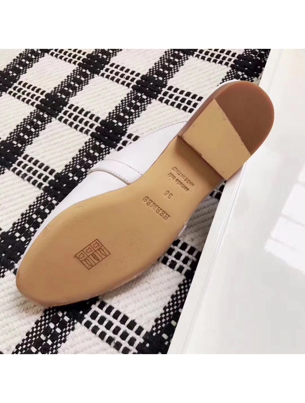 Hermes Oz Mules In Caramel Calfskin