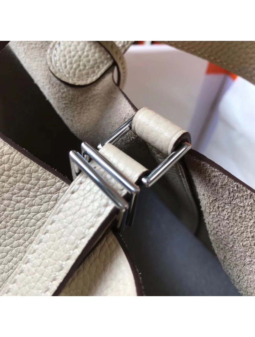 Hermes Picotin Lock 18 Bag In Beton Clemence Leather