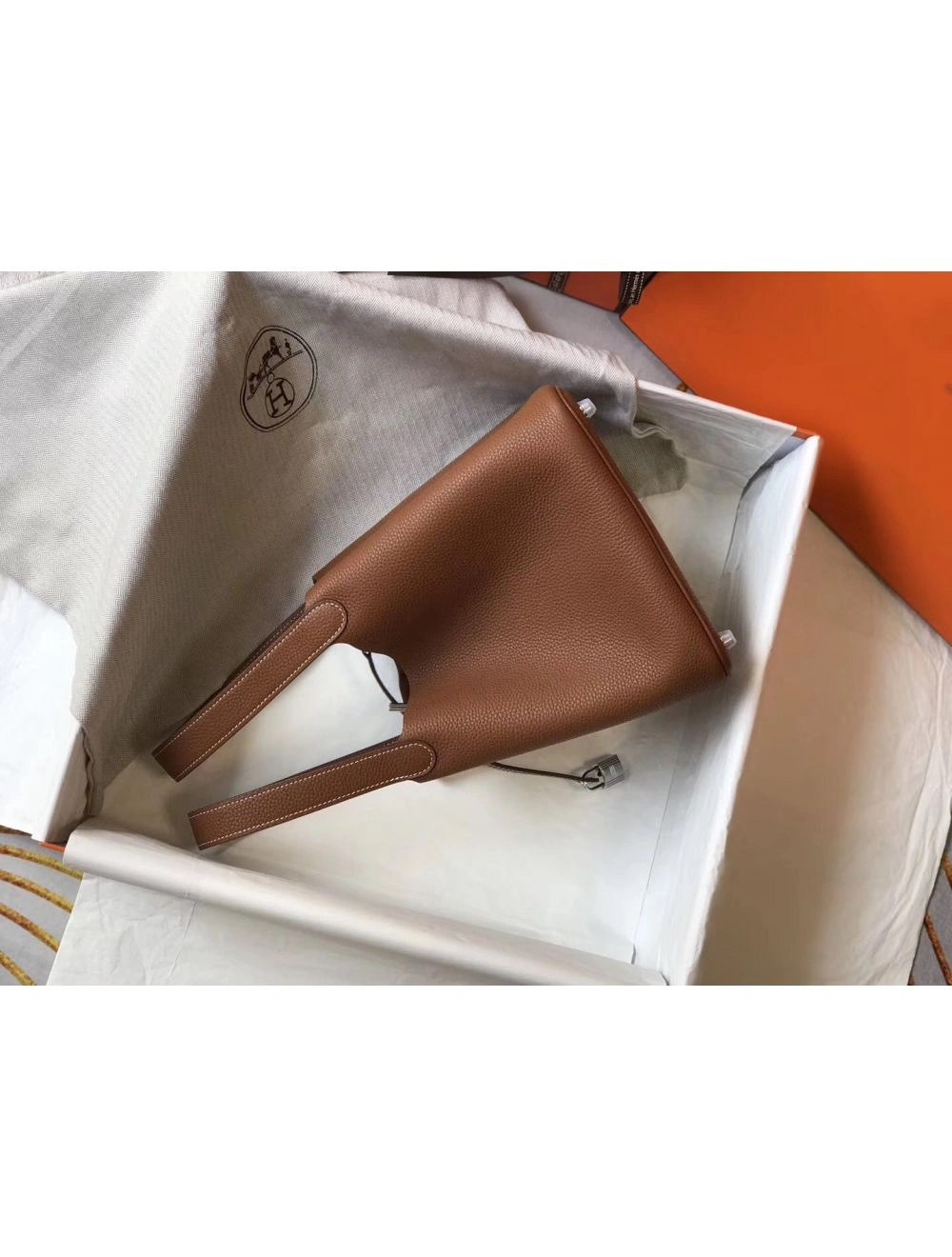 Hermes Picotin Lock 18 Bag In Gold Clemence Leather