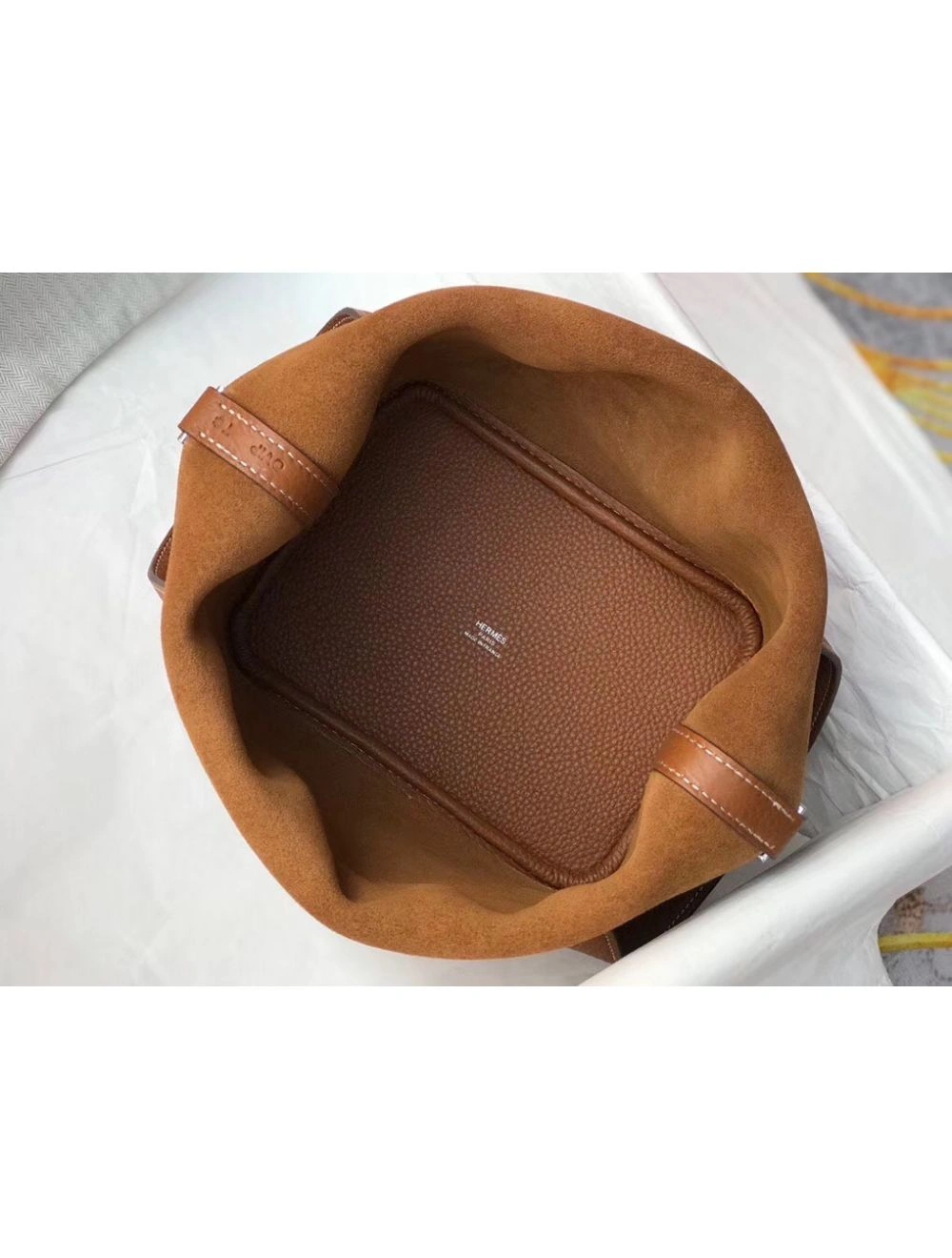 Hermes Picotin Lock 18 Bag In Gold Clemence Leather