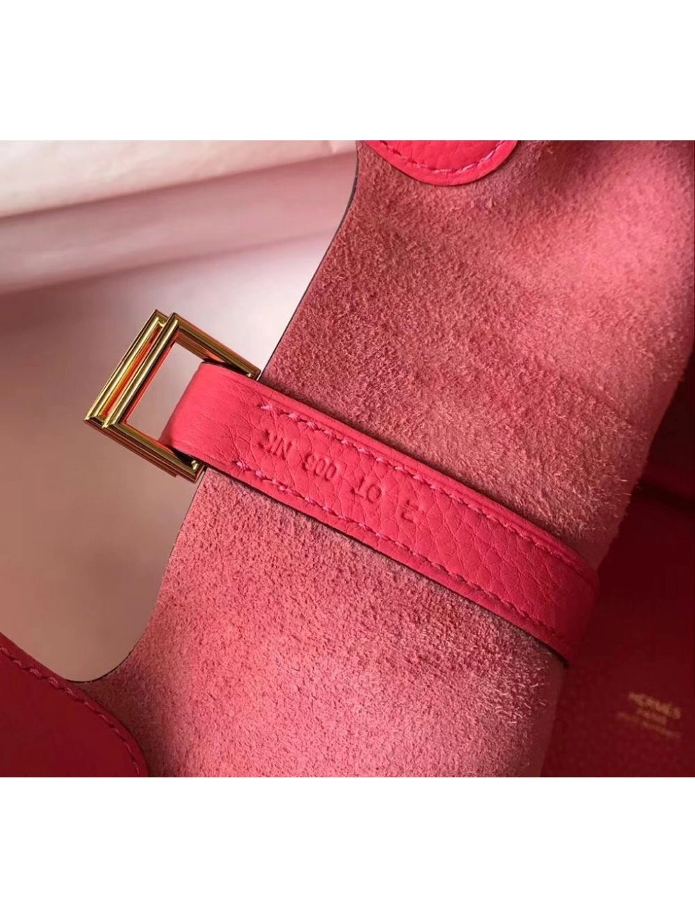 Hermes Picotin Lock 18 Bag In Rose Lipstick Clemence Leather