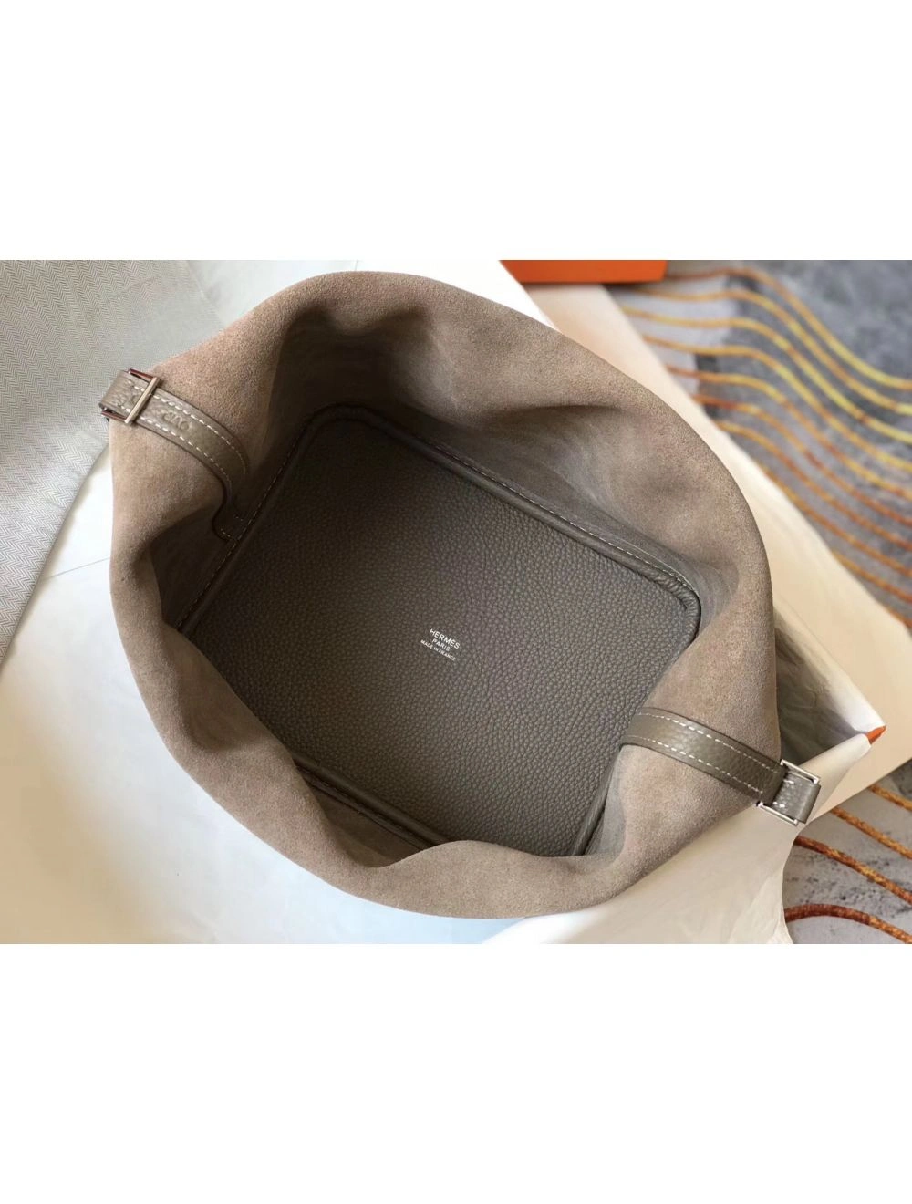 Hermes Picotin Lock 18 Bag In Trench Clemence Leather