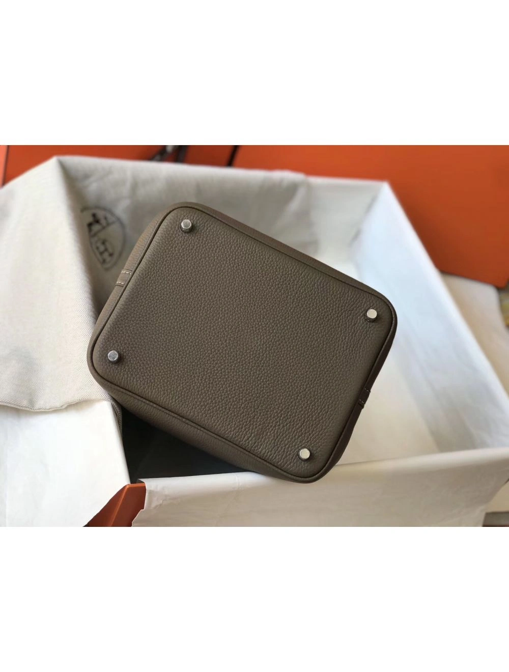 Hermes Picotin Lock 18 Bag In Trench Clemence Leather