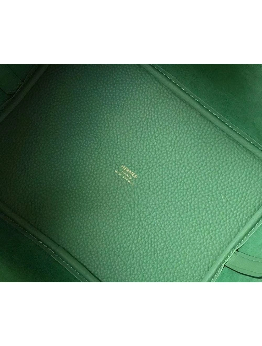 Hermes Picotin Lock 18 Bag In Vert Criquet Clemence Leather