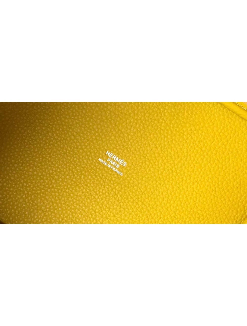 Hermes Picotin Lock 18 Bag In Yellow Clemence Leather