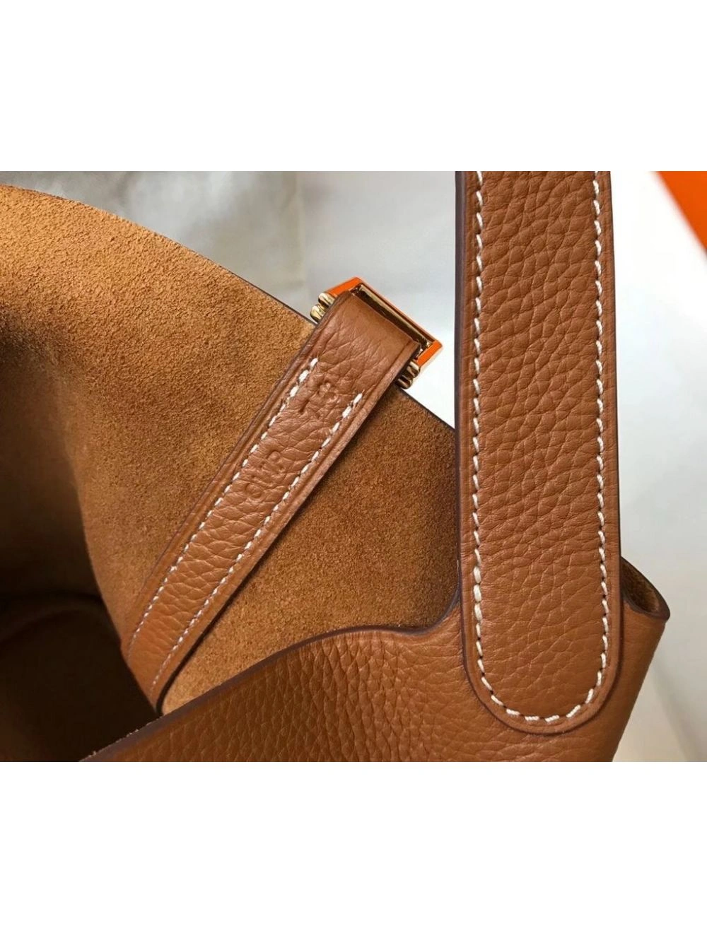 Hermes Picotin Lock 22 Bag In Gold Clemence Leather