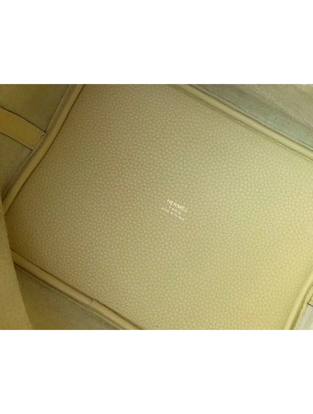 Hermes Picotin Lock 22 Bag In Jaune Poussin Clemence Leather