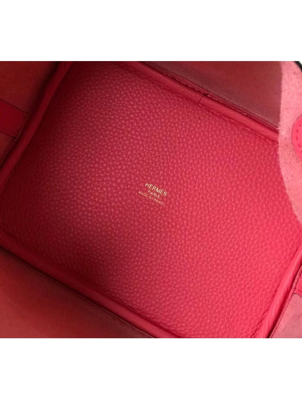 Hermes Picotin Lock 22 Bag In Rose Lipstick Clemence Leather