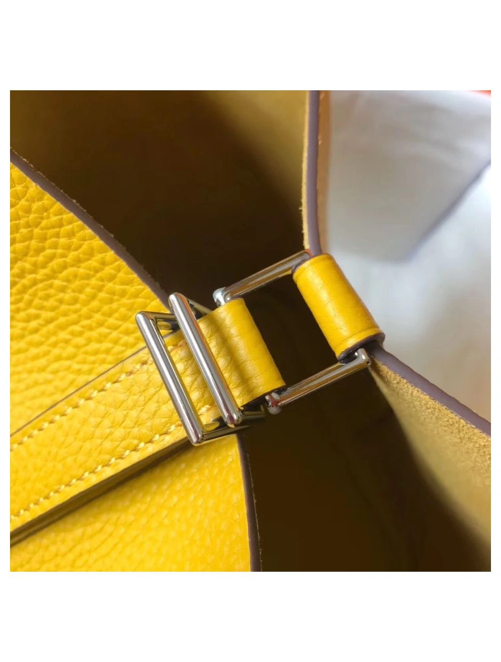 Hermes Picotin Lock 22 Bag In Yellow Clemence Leather