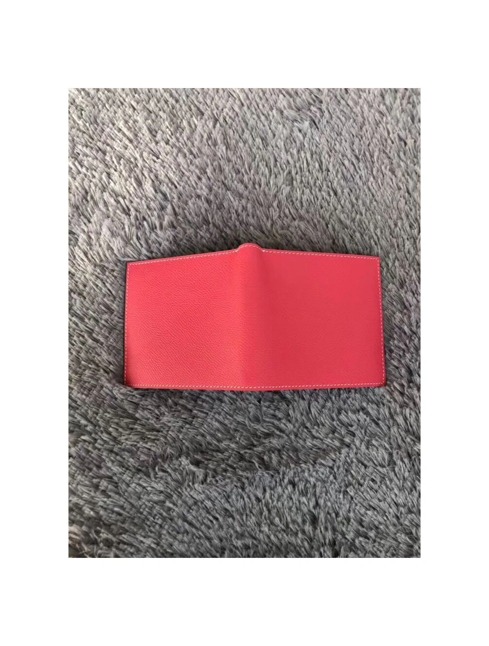 Hermes Rose Red MC2 Copernic Compact Wallet