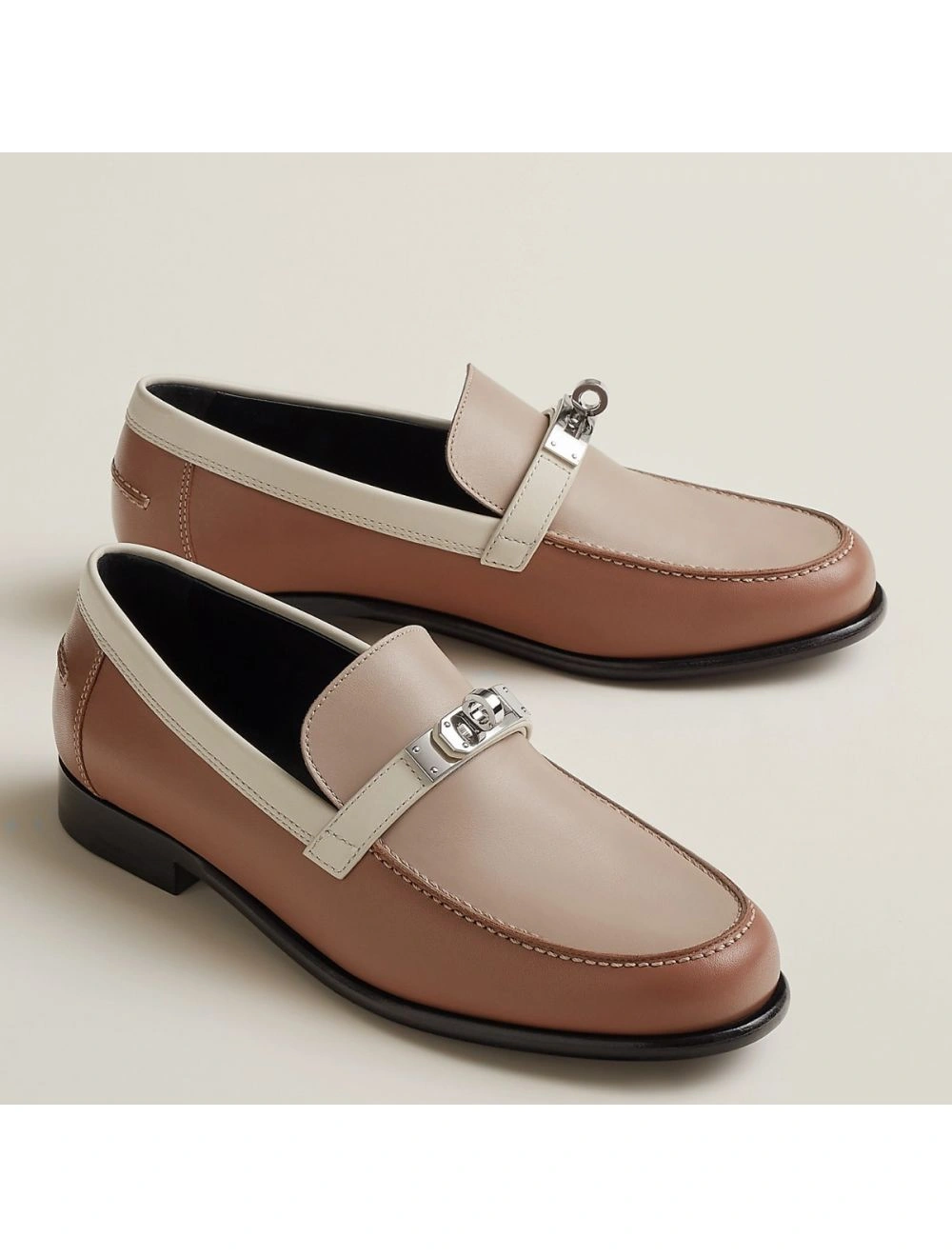 Hermes Women’s Destin Loafers in Multicolor Leather