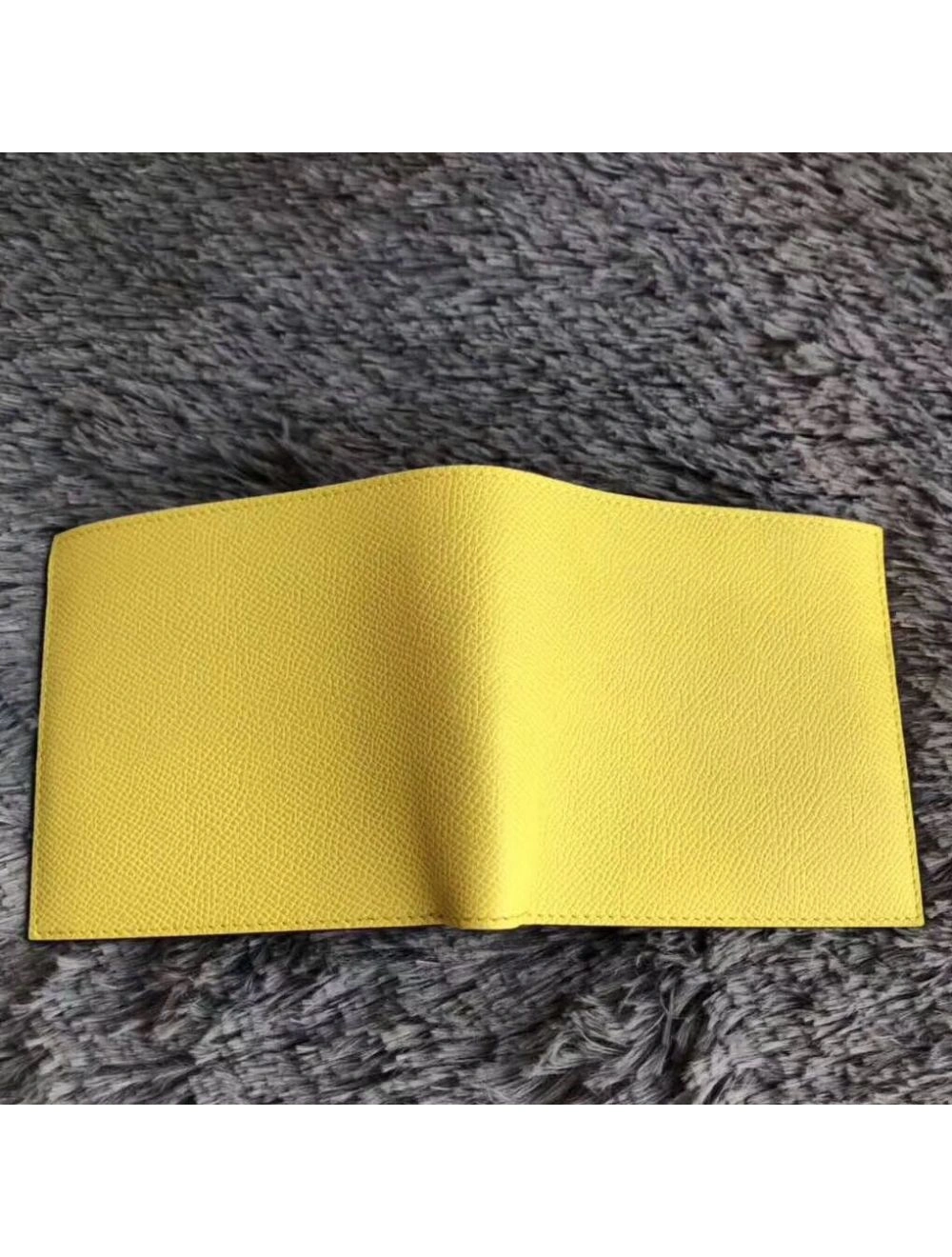 Hermes Yellow MC2 Copernic Compact Wallet