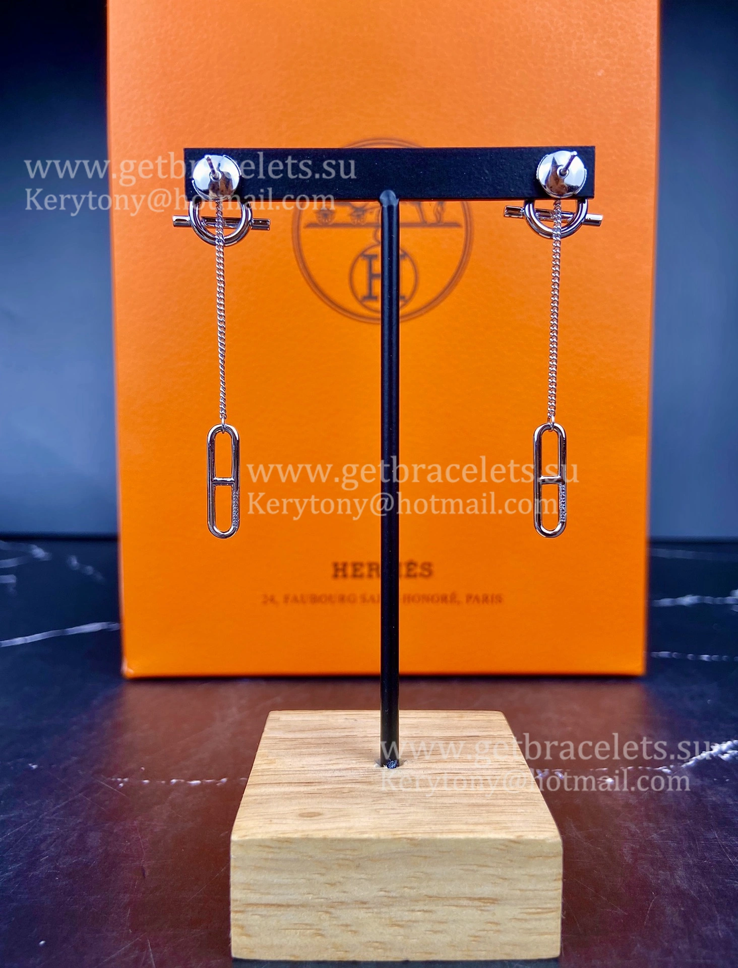Knock-off Stylish Hermes Echappee Earrings Silver Yellow Gold Rose Gold