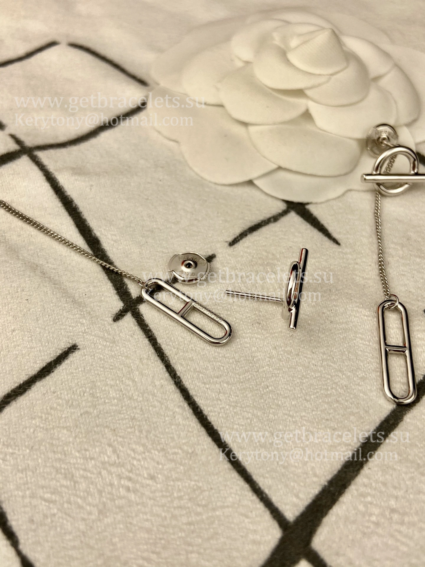 Knock-off Stylish Hermes Echappee Earrings Silver Yellow Gold Rose Gold