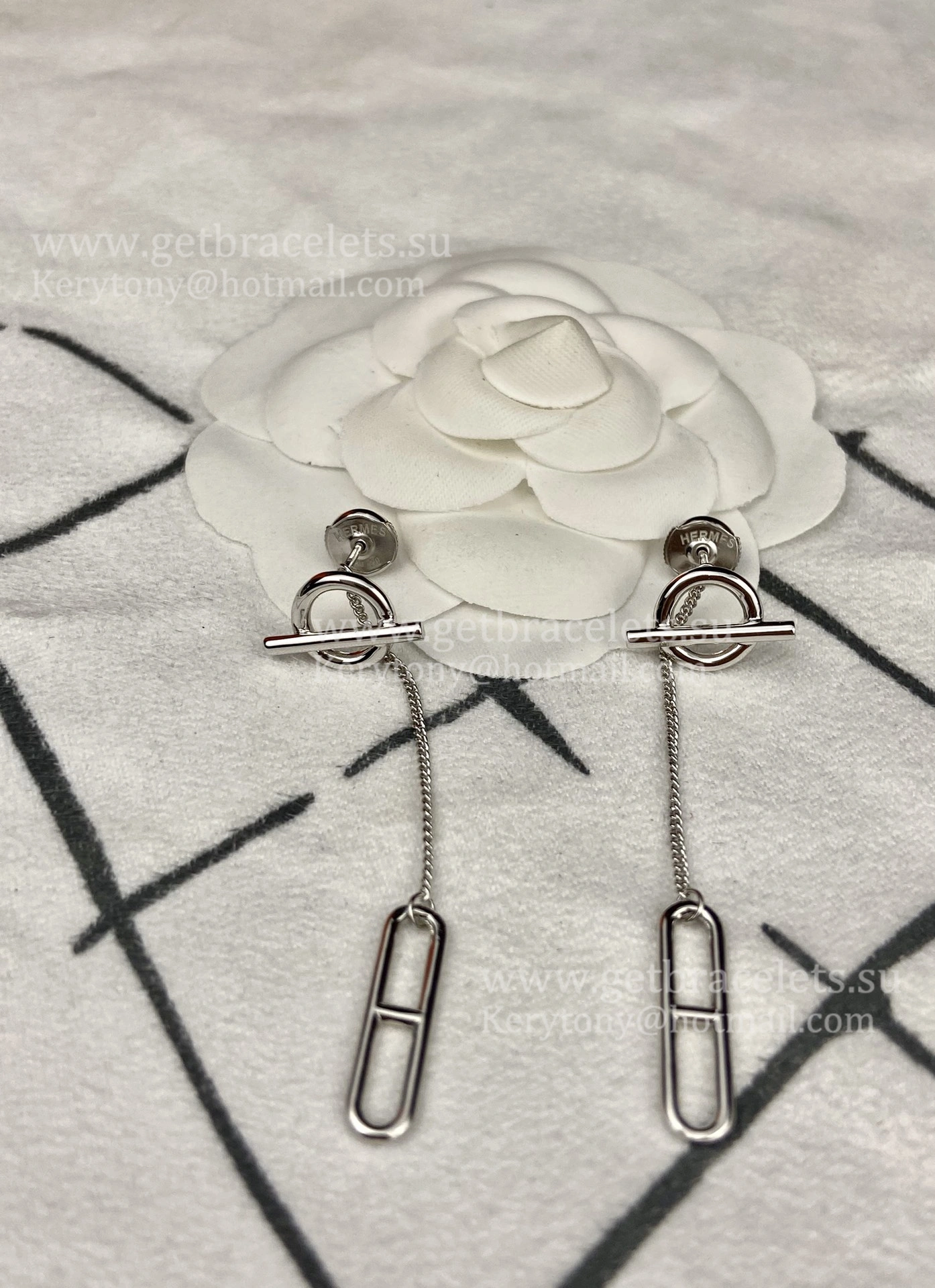 Knock-off Stylish Hermes Echappee Earrings Silver Yellow Gold Rose Gold
