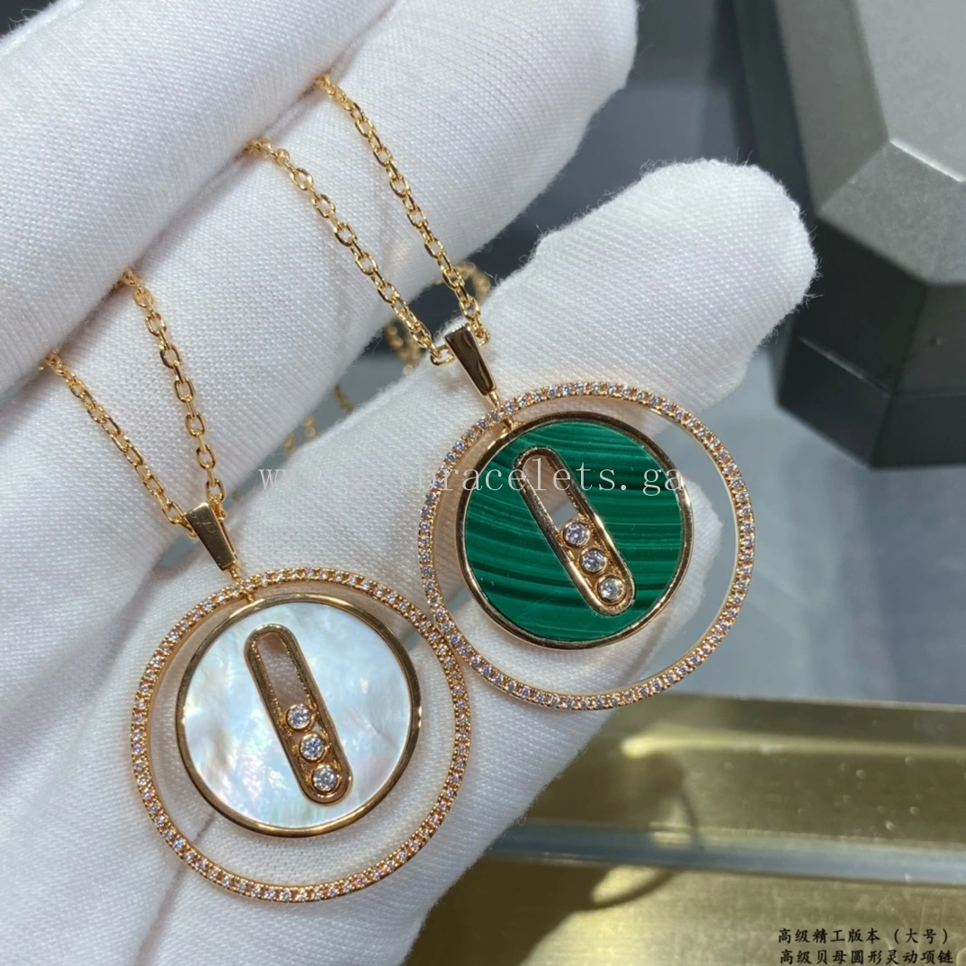 Messika Lucky Move MM Diamond Necklace Rose Gold