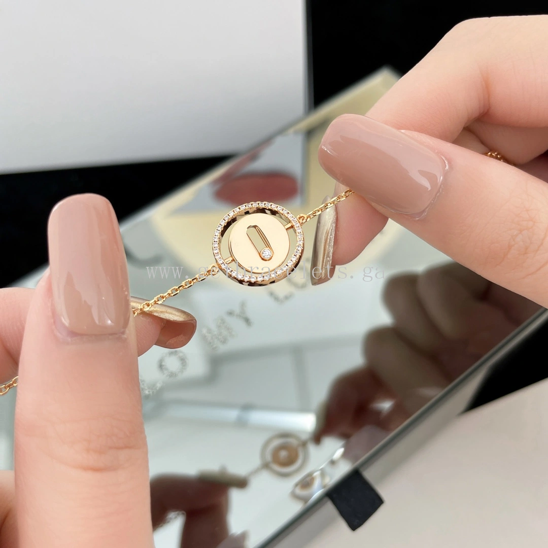 Messika Lucky Move PM Diamond Bracelet Yellow Gold White Gold