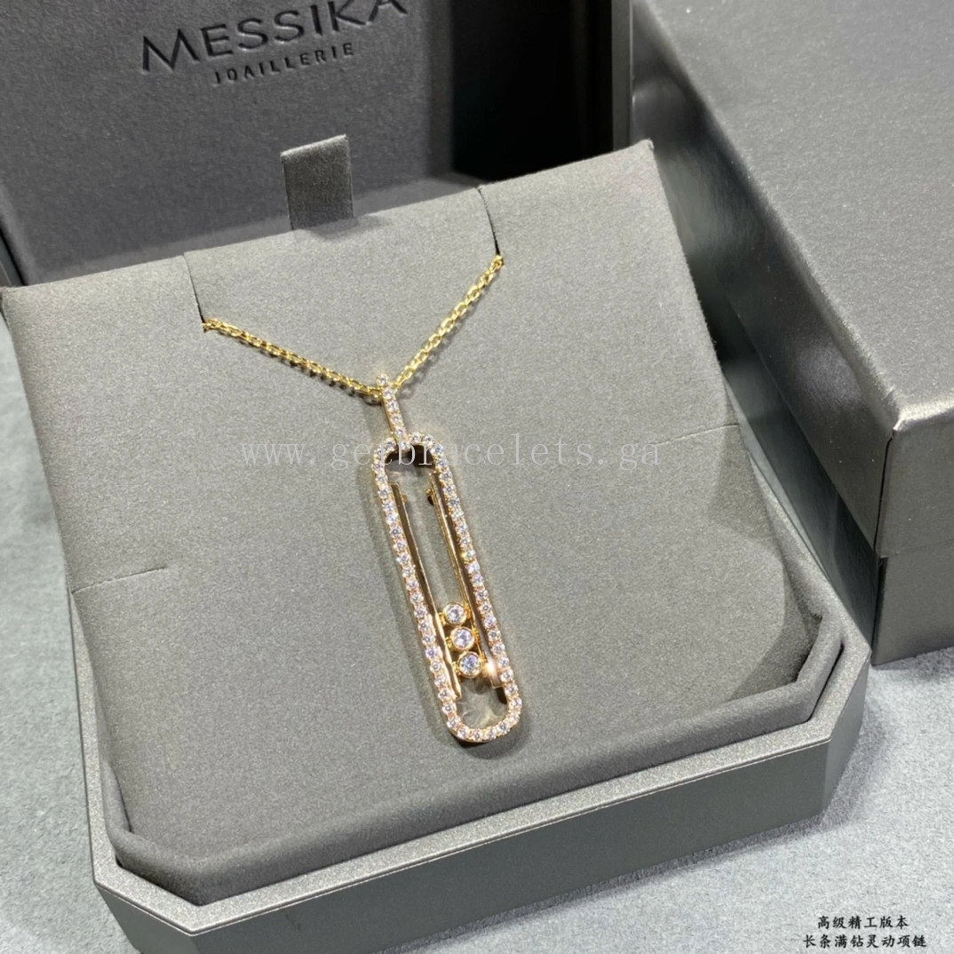 Messika MOVE 10TH Necklace Diamond Necklace White Gold Rose Gold