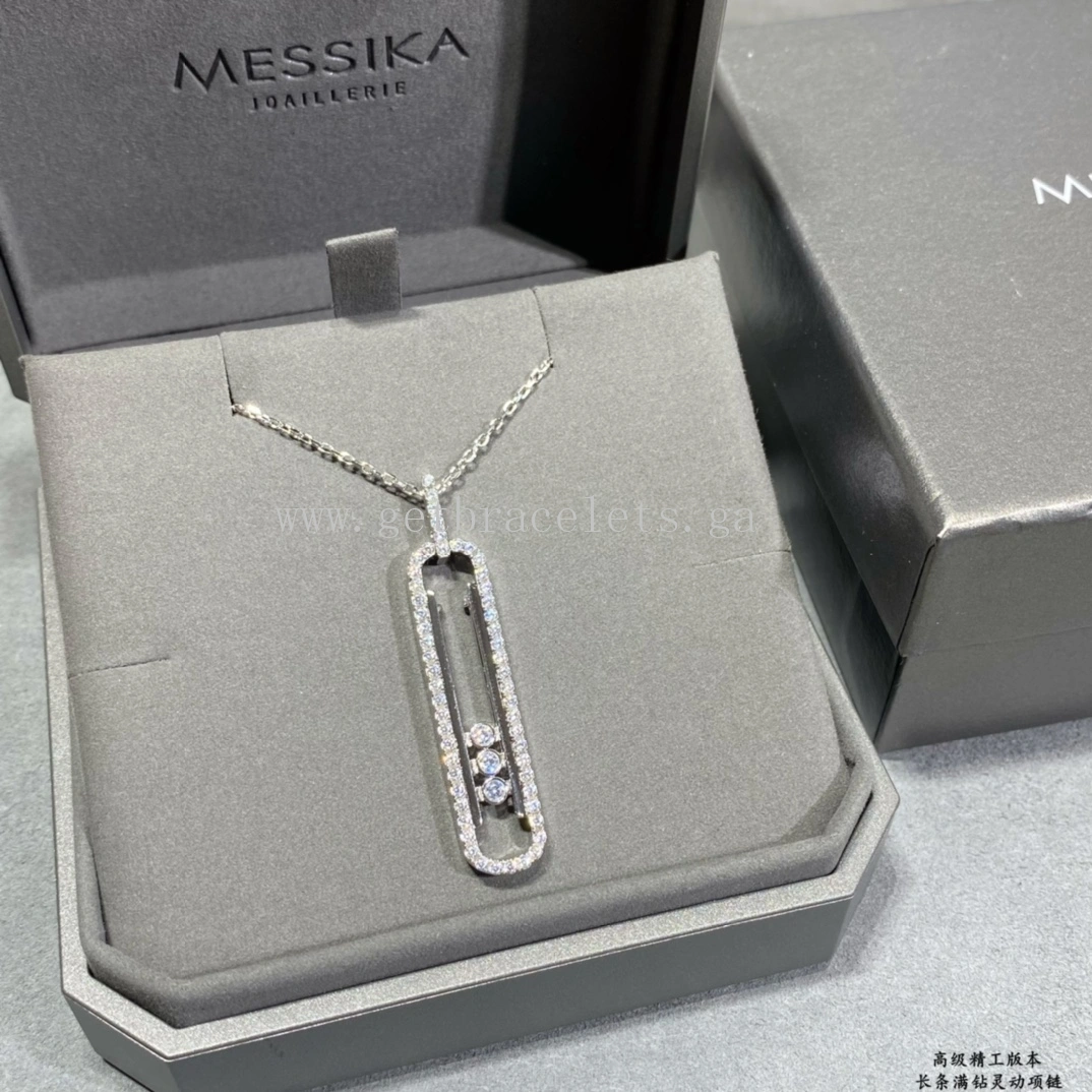 Messika MOVE 10TH Necklace Diamond Necklace White Gold Rose Gold