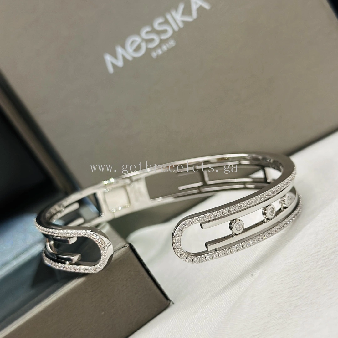 Messika Move 10th Bangle Yellow Gold White Gold Rose Gold For Her Diamonds Bracelet