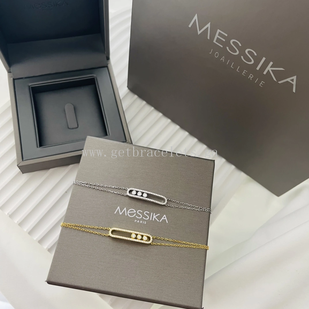Messika Move Classic Diamond Bracelet Yellow Gold White Gold