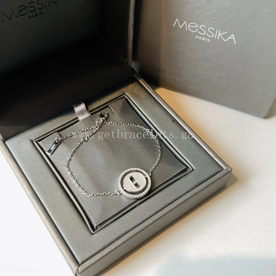 Messika Move Pave White Mother-of-Pearl Bracelet Yellow Gold White Gold Rose Gold