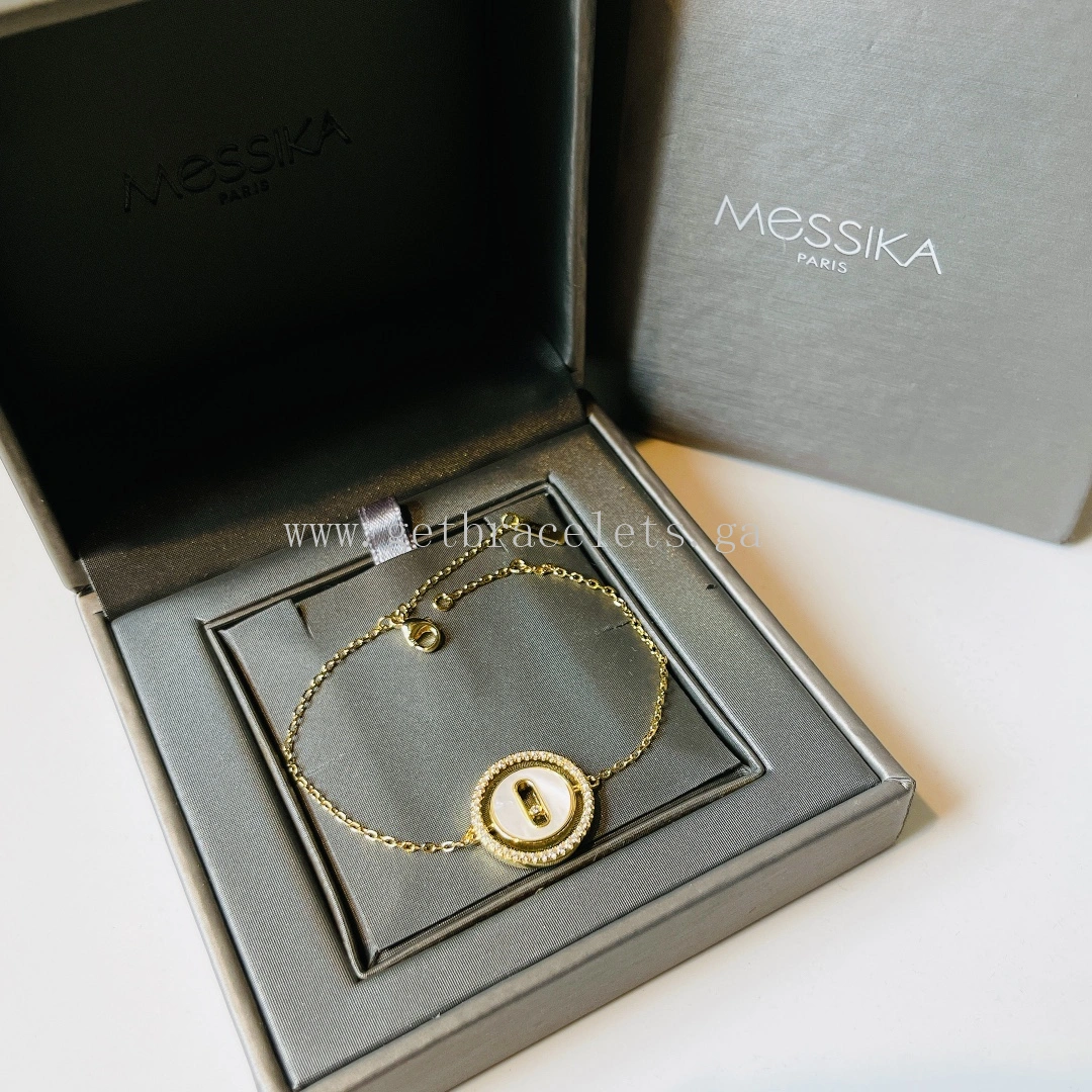Messika Move Pave White Mother-of-Pearl Bracelet Yellow Gold White Gold Rose Gold
