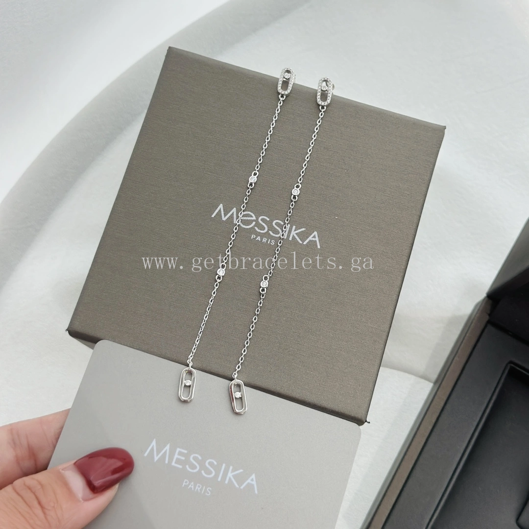 Messika Move Uno Pendant Diamond Earrings Rose Gold Yellow Gold White Gold