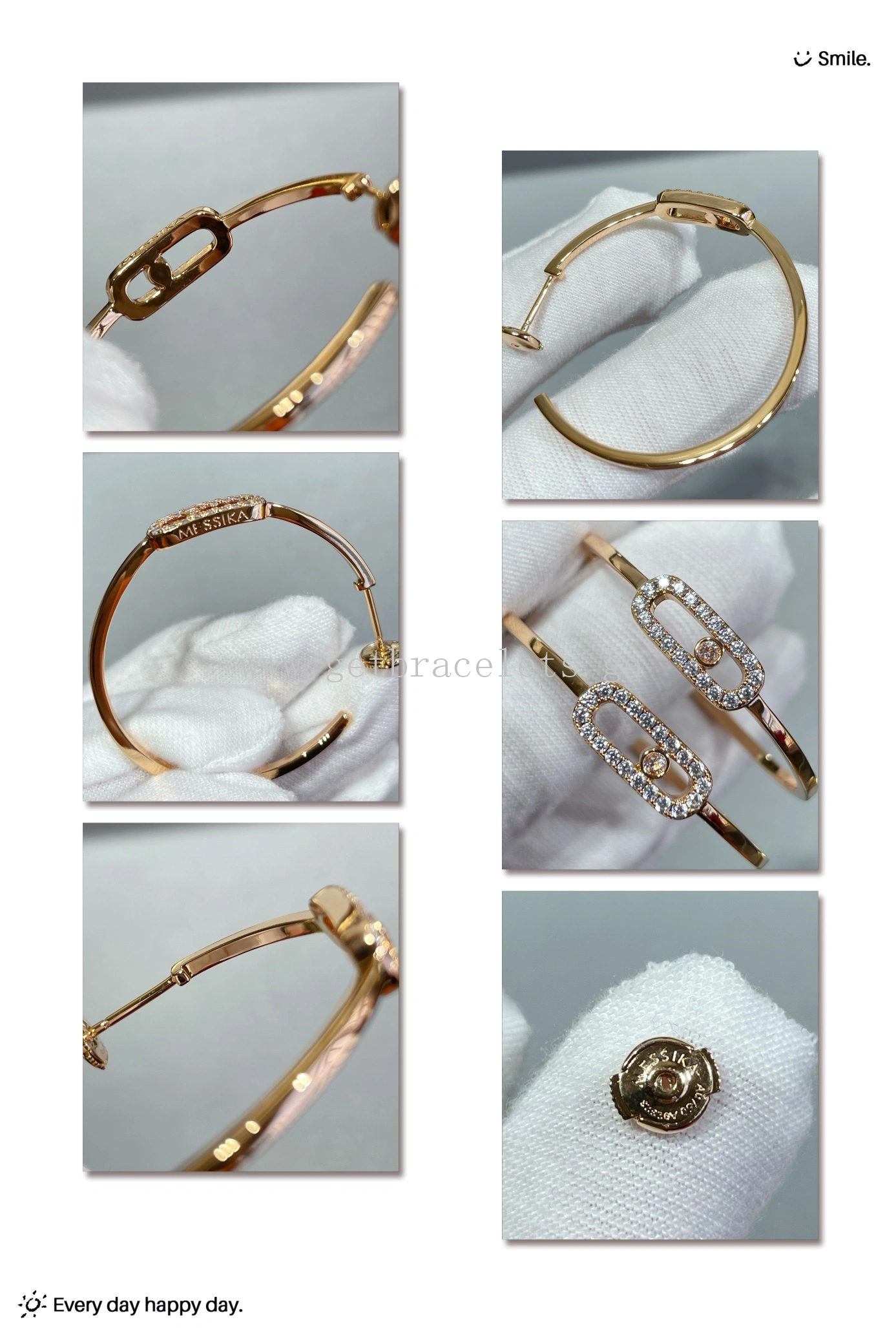 Messika Move Uno Small Hoop Earrings For Her Diamond Earrings White Gold Rose Gold