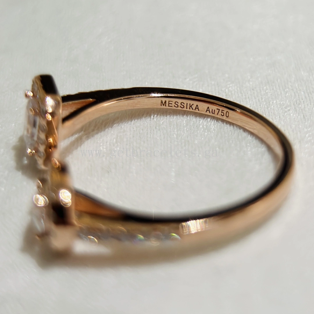 Messika My Twin Toi & Moi White Gold Rose Gold For Her Diamond Ring