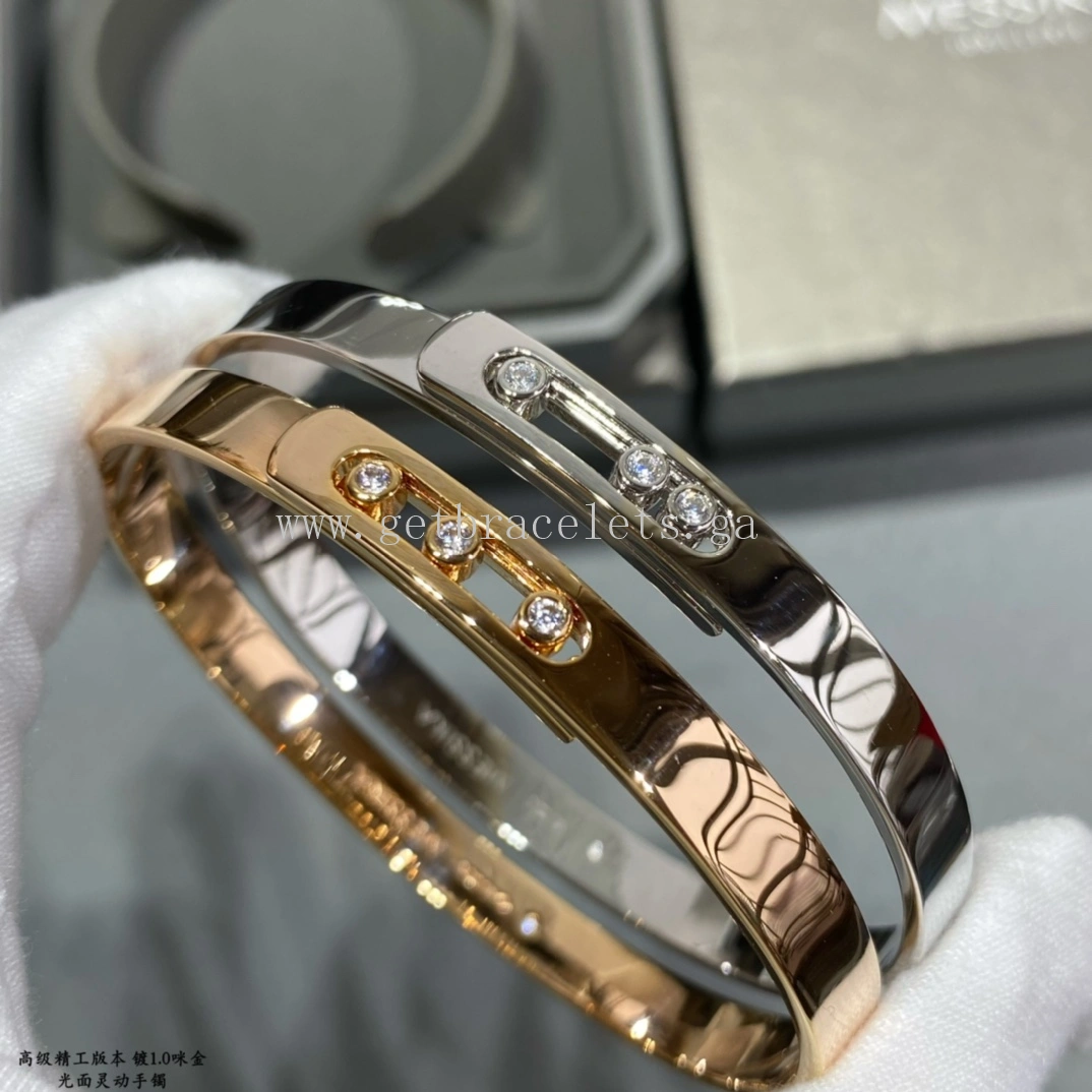 Messika Noa Bangle Yellow Gold White Gold Rose Gold